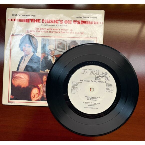 The Musics On Us RCA Sampler Mini 33 EP Scorpions Fandango Aztec Two-Step WLP - Picture 1 of 8